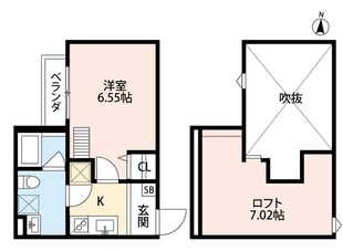 スリーズ長瀬の物件間取画像